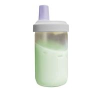 Générique Bubble Tea Cup - 500ml Milk Tea Straw Cup, Transparent Straw Cups With Lid, Portable Tumbler | Leakproof Mug Water Drinkware, Food Service Equipment & Supplies For School Travel Outdoor