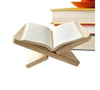 Générique Buchpräsentationsständer x 1 - Buchständer,Platzsparendes Holz-Ablageregal,Buch-Organizer-Halter - für Damen, Erwachsene, Kochbücher, Büro, Küche, Ausstellungsraum