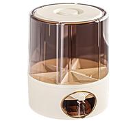 Générique Bucke À Rotatif - Distributeur De Grains | Conteneur De De, Seau | Distributeur De À 6 Grilles | Boîte De De Céréales Scellée Rotative, De Sortie En Un Pour