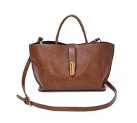Générique Bucket Bags for Women Vintage Crossbody Bag Faux Leather Top Handle Tote Bag Perfect for Everyday Use and Special Occasions (Brown-A)