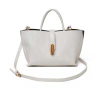 Générique Bucket Bags for Women Vintage Crossbody Bag Faux Leather Top Handle Tote Bag Perfect for Everyday Use and Special Occasions (White-A)