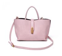 Générique Bucket Bags for Women Vintage Crossbody Bag Faux Leather Top Handle Tote Bag Perfect for Everyday Use and Special Occasions (Pink-A)