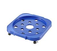 Générique Bucket Wheels - ABS 32.5cm, Swivel Casters Stand, 360 Rotation Locking Design | Smooth Mobility, Bucket Roller Base, Brake System for Home Storage, Outdoor Gardening, Dorm Moving, Kitchen
