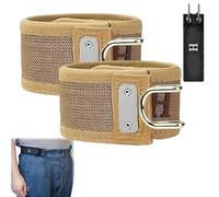 Générique Buckleless Metal Hook Elastic Belt, Tactical Metal Hook Elastic Belt, Unisex Buckle for Outdoor Daily Work and Life (2PCS-B)