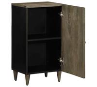 Générique Buffet 40x33x75 cm Bois Massif de manguier,Meubles, Armoires & Meubles de Rangement, Buffets & bahuts, Noir (Poids 14.2KG)