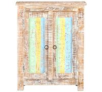 Générique Buffet 61x35x76 cm Bois d'acacia Brut,Meubles,Armoires & Meubles de Rangement,Buffets & bahuts,Multicolore,21.45KG,321792