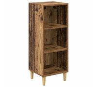 Générique Buffet Bois d'ingenierie 90 cm, Rectangulaire | Pieds bois marron, etageres integrees, design moderne, entretien facile