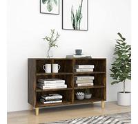 Générique Buffet chêne fumé 103,5x35x70 cm Bois d'ingénierie,Meubles,Armoires & Meubles de Rangement,Casiers & armoires de Rangement,Brun,26.98KG,813182
