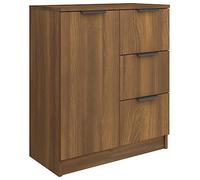Générique Buffet chêne Marron 60x30x70 cm Bois d'ingénierie,Meubles,Armoires & Meubles de Rangement,Buffets & bahuts,Brun,22.54KG,816990