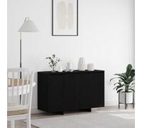 Générique Buffet chêne Noir Chêne Noir Bois 120 x 41 x 75 cm,Buffets & bahuts,44KG-3333905