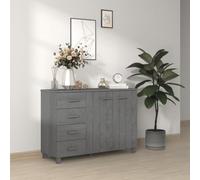 Générique Buffet HAMAR Gris foncé 113x40x80 cm Bois Massif de pin,Meubles,Armoires & Meubles de Rangement,Buffets & bahuts,Gris,31.5 KG,340446