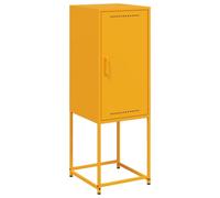 Générique Buffet Haut Acier 36x39x107 cm Jaune Moutarde