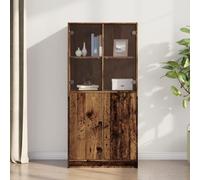 Générique Buffet Haut avec Portes Vieux Bois 68x37x142 cm Bois ingénierie,Buffets & bahuts,46.82KG-3318722