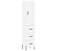 Générique Buffet Haut Blanc 34,5x34x180 cm Bois d'Ingenierie
