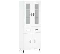 Générique Buffet Haut Blanc 69,5x34x180 cm Bois D'ingenierie