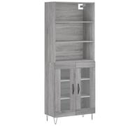 Générique Buffet Haut Bois d'Ingenierie 69,5x34x180 cm Gris