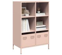 Générique Buffet Haut Rose 68x39x103,5 cm Acier,Meubles, Armoires & Meubles de Rangement, Buffets & bahuts, Rose (Poids 26.78KG)