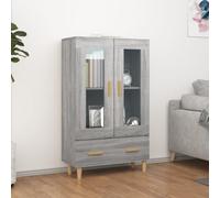 Générique Buffet Sonoma Gris 70x31x115 cm Bois d'ingénierie,Armoires & Meubles de Rangement,Buffets & bahuts-817478