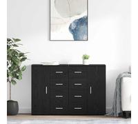 Générique Buffets avec tiroir Corona 2 pcs Chêne Noir 59 x 39 x 80 cm,Meubles,Armoires & Meubles de Rangement,Buffets & bahuts,Noir,58.08 KG,3402808