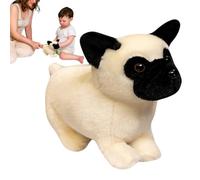 Générique Bulldog Plush, Cute Bulldog Stuffed Toy, 7.09 inches Ultra-Soft Fabric, Durable Stitching, Model Doll Figure Collection Decorative for Girl Boy Children Adults Bedroom Sofa Bed