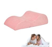 Générique Bumpy Cuddles Pillow, 45° Angle Deep Position Support,Couples Pillow for Intimacy,Multi Position Comfort Memory Foam Wedge Pillows, Keeps You Perfectly Positioned (Pink)