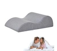 Générique Bumpy Cuddles Pillow, 45° Angle Deep Position Support,Couples Pillow for Intimacy,Multi Position Comfort Memory Foam Wedge Pillows, Keeps You Perfectly Positioned (Gray)