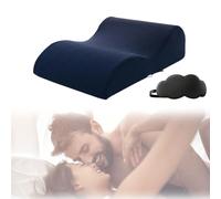 Générique Bumpy Cuddles Pillow, 45° Angle Perfect Position, Comfort Memory Foam Wedge Pillows, Support That Lasts All Day, Easy Care, for Both Men and Women Aids Pace Control (Blue)