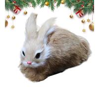 Générique Bunny Animal en Peluche, Adorable décor de Noël, 5.51x3.54x4.33 Pouces Table de Lapin en Peluche, Compagnon de Sommeil Doux pour Le Salon étagère de lit de Chambre à Coucher