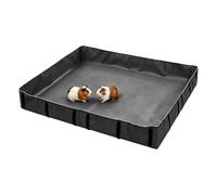 Générique Bunny Cage Liner - 118x60cm Waterproof Reusable Mat | Small Animal Cage Floor Protector Guinea Pigs with Leakproof Non Slip Design for Hutch, Indoor Playpen, Travel Use
