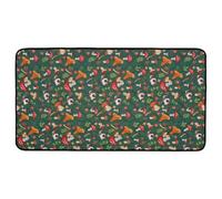 Générique Bunny Cage Mat, Floor Bedding Pad, Small Animal Liner, Washable Reusable Design, 47.24x24.02x0.39 inches, Soft Absorbent, Ideal for Indoor Outdoor Yard Playpen Travel Apartment Home Use
