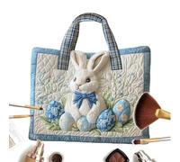 Générique Bunny Canvas Tote Bag - Shoulder Bags ¦ 35x30cm Rabbit Handbag, Purse Storage with Strap, Sling Carrier with Fabric Structure, Stylish Bag for Carrier Daily Travel