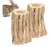 Générique Bunny Chew Sticks, Hamster Chew Sticks | Le broyage des Dents en Bois traite 2X,Dents saines broyant Les Jouets en Papaye Naturel des Dents de Soins de Dents pour Les gerbilles Chinchilla