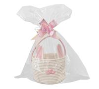 Générique Bunny Easter Baskets for Kids, Candy Bag Easter Bunny Storage Basket, Rabbit Bucket Tote, Bunny Basket Easter Egg Bag, Easter Decorations Treat Basket for Party Favors and