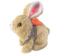 Générique Bunny Stuffed Animal - Interactive Realistic Electric Soft Pet, Cute Stuffed Animals Plush Toys | for Family Girls Boys Birthday Learning Play Indoor Outdoor Bedroom Companion