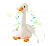 Générique Bunny Stuffed Animal - Talking Dancing Bunny | Interactive Plush Toy for Kids Boys Girls, Educational Singing Rabbit Companion for Birthday Party Playroom Daycare Preschool Home Activities