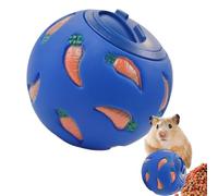 Générique Bunny Treat Dispenser, Slow Feeder Ball, Interactive Snack Puzzle, Forage Toy for Hamsters, PVC Pet Toy, Mental Stimulation, Fun Treat Holder, Safe Material, 2.95 inches 51g