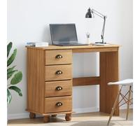 Générique Bureau 'ASKIM'avec tiroirs 95x40x75 cm en Bois Massif de pin,Bureaux,17.2KG-4105448