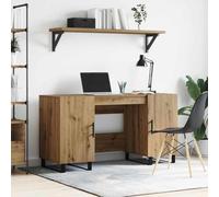 Générique Bureau chêne Artisanal 140 x 50 x 75 cm Bois d'ingénierie,Meubles,Meubles de Bureau,Bureaux-879529