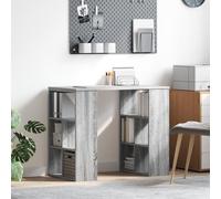 Générique Bureau d'angle Gris Sonoma Panneau de Particules Moyen,Bureaux,21.95KG-869511