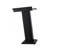 Générique Bureau D'information De Centre Commercial, Support De Podium en Métal for Salle De Musique Vocale, Hôtel, Salle De e Mariage À Domicile(Black)