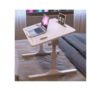 Générique Bureau Réglable for Lit - Bureau for Ordinateur Portable avec Repose-Poignet, Grande Table De Lit Pliable for Travailler, Étudier, Manger Et Regarder des Films sur Un Canapé(White,70X48cm)