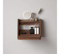 Générique Bureau-Vanity Mural Pliable - Meuble Multifonction Gain de Place pour Petit Espace, Table de Chevet pour Chambre(B,40x32x12.5CM)