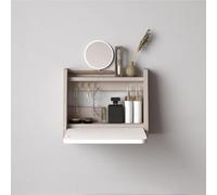 Générique Bureau-Vanity Mural Pliable - Meuble Multifonction Gain de Place pour Petit Espace, Table de Chevet pour Chambre(D,40x32x12.5CM)