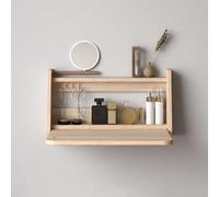 Générique Bureau-Vanity Mural Pliable - Meuble Multifonction Gain de Place pour Petit Espace, Table de Chevet pour Chambre(C,60x32x12.5CM)