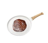 Générique Burger Steak Pan - Multifunktionell Grillbiff Stekpanna För Frukost Ägg Crepe Robust Beläggning, Ergonomiskt Handtag Säker Grepp | Praktisk Matlagningspanna För Spis Tillagning