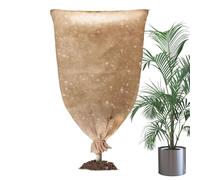 Générique Burlap Bags for Plants, Winter Garden Cover Sacks, Frost Protector Wrap Ideal for Vegetables, Flowers, Trees, Yard Shrubs, Rain Barrier, Snow Cloth for Outdoor Use, 1 Piece