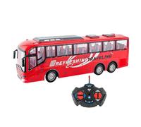 Générique Bus RC échelle 1:30 - Véhicule électrique sans Fil avec lumière | Modèle de Bus touristique avec lumières pour garçons et filles, maison, appartement, salon, chambre à coucher, jardin, parc