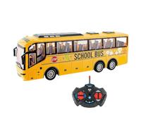 Générique Bus RC Véhicule électrique simulé à l'échelle 1 30 avec lumière | Petits Véhicules Pour Garçons Maison Appartement Salon Chambre Cour Parc Jardin Anniversaire