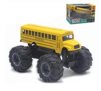 Générique Bus Scolaire Miniature, Grandes Roues, rétrofriction, Alliage | Rétrofriction, portes ouvrantes, détails réalistes, alliage, dimensions compactes, jouet de collection