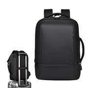 Générique Business Backpack, Expandable Laptop Bag, Waterproof Travel Pack, Professional Work Bag, Large-Capacity & Sturdy, (32x24x46cm, 1000g), Perfect For Men, Adults, Teachers, Commute